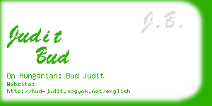 judit bud business card